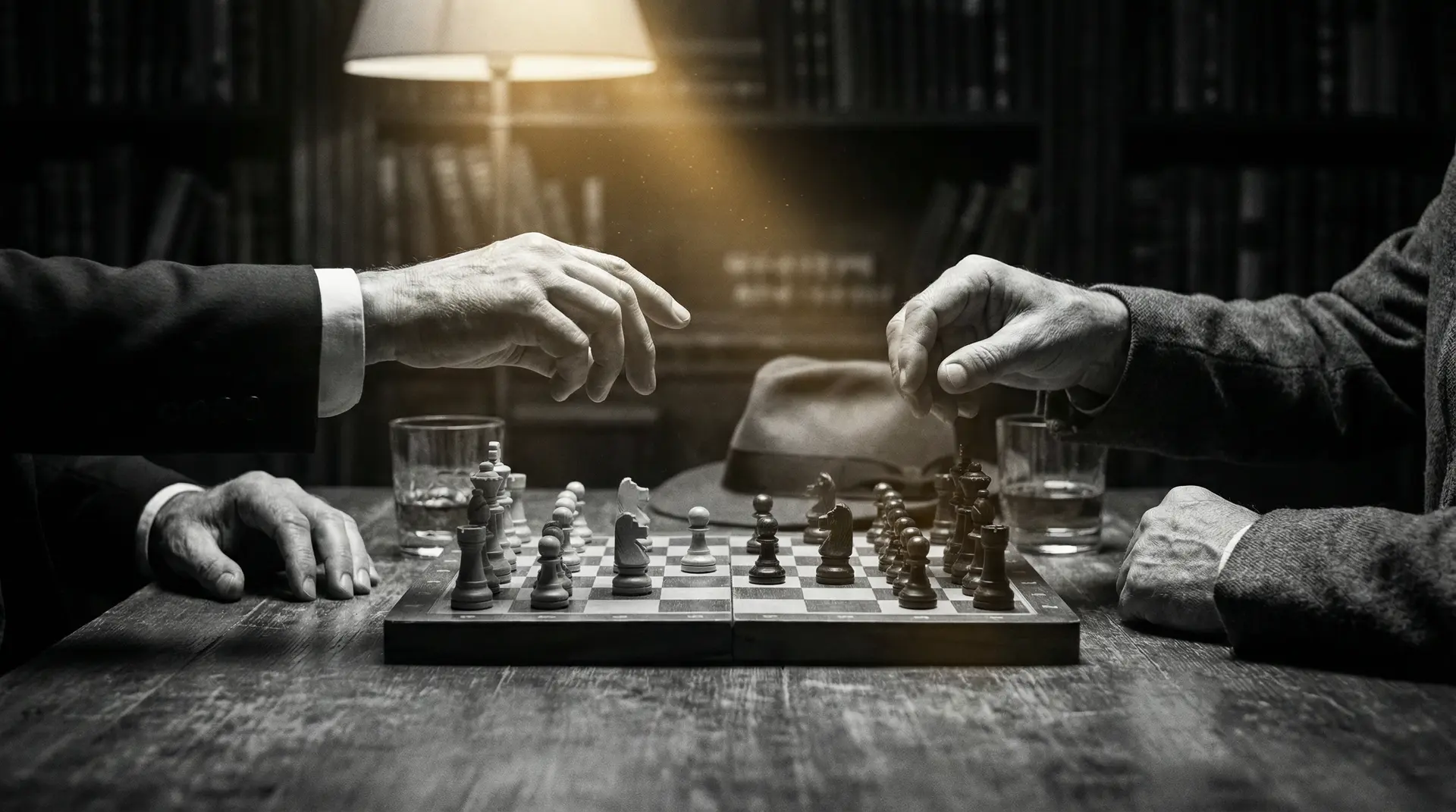 啊哦快到了再用力一点 艺术探索系列 - 非线性叙事，棋盘上的对弈象征命运的交错